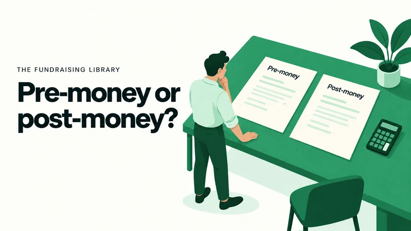 Founder comparing two financing papers